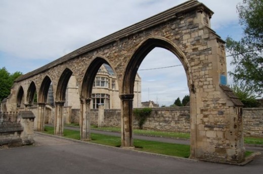 The old infirmary walls