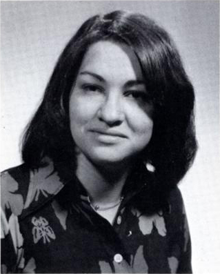 Her 1976 yearbook photo