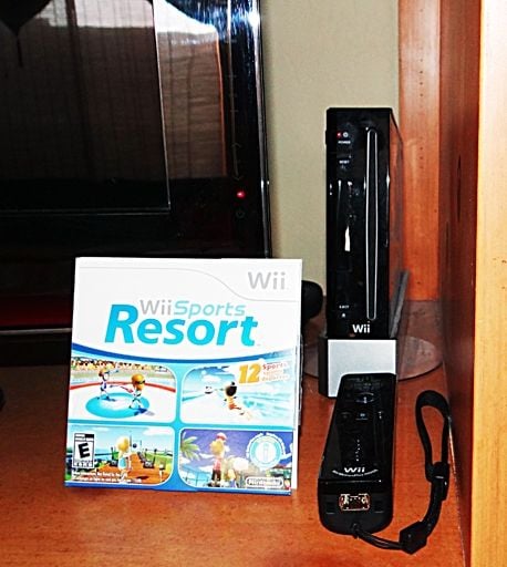 wii console with sports resort