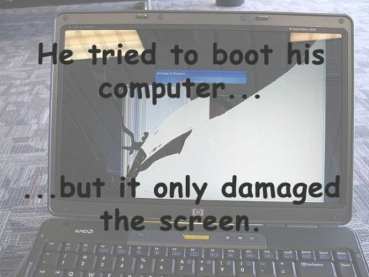 booted computer