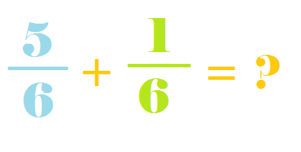 Adding like fractions is easy and just like basic addition.