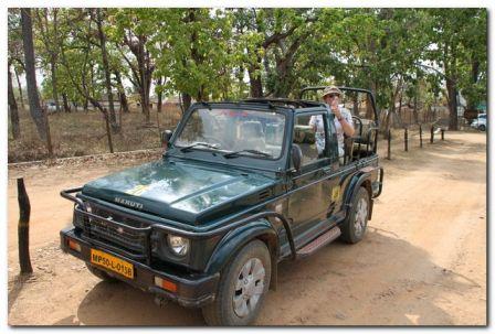 Open Jeep with Tourist 