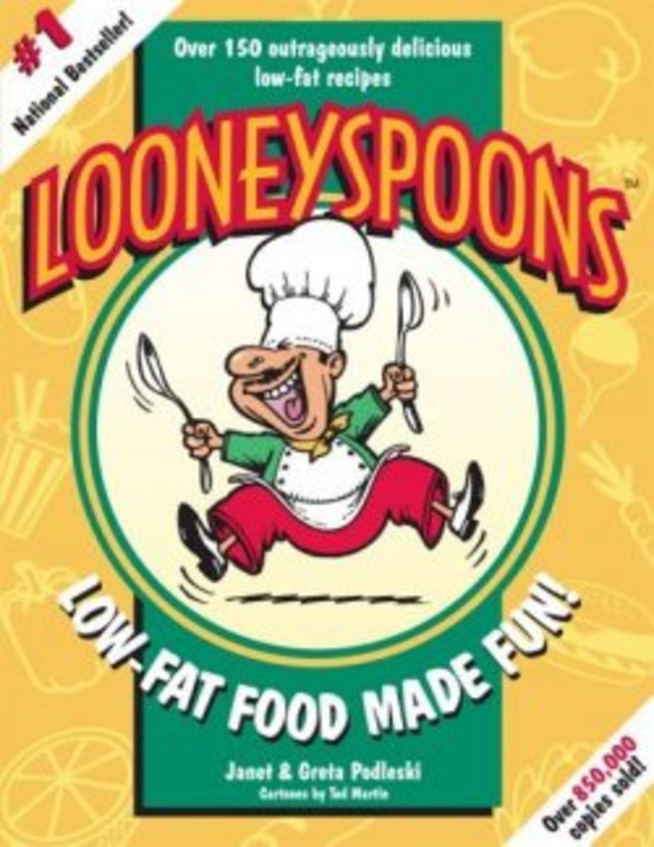 Janet and Greta Podleski's Looneyspoons, A Low-Fat Cookbook Review