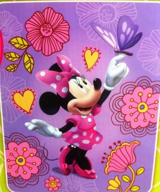 Minnie Mouse Disney Baby Plush Blanket 40"x50"