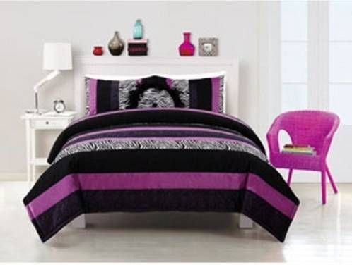 Posh Purple Comforter Bedding &amp; Room DÃ©cor Set