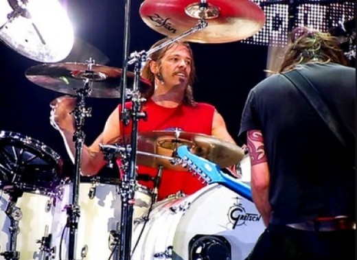 The Foo Fighters in concert