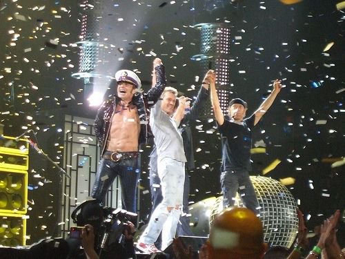 Van Halen on stage