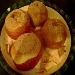Baked Apples Before Baking