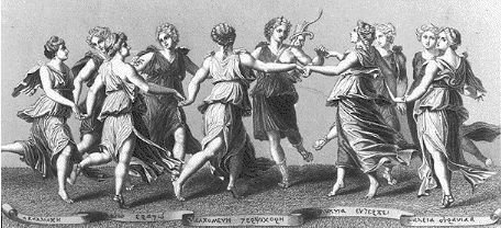 The Muses dancing together