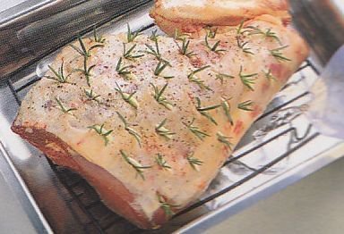 Put the lamb in the oven