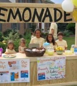 Lemonade stand: Turning lemons into dollars for charity