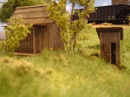 Shack by the railroad tracks.