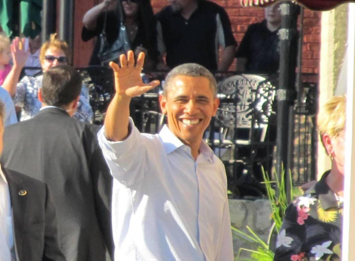 President Obama visiting Iowa