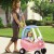 For a younger toddler, you can help by pushing the little tikes cozy car For a younger toddler, you can help by pushing the little tikes cozy car