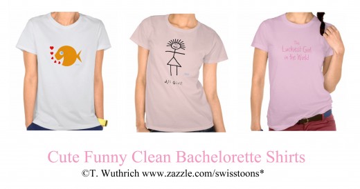 Cute Funny Clean Bachelorette Shirt for the Bride-to-be and all her friends.  See more at Swisstoons shop.