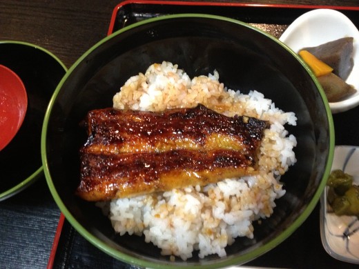 Unagi... (Delicious Eel) over rice. 