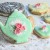 An example of beautifully decorated teapot and teacup cookies