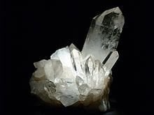 Quartz crystal from Mount Ida