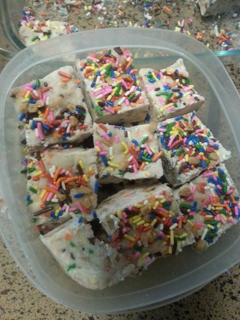 The 2014 Cake Batter Fudge