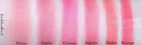 Vapor Organic Blush comes in these great shades.