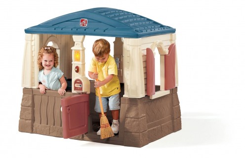 Cheaper than most playhouses with a built-in floor, this will definitely give your kids lots of fun!