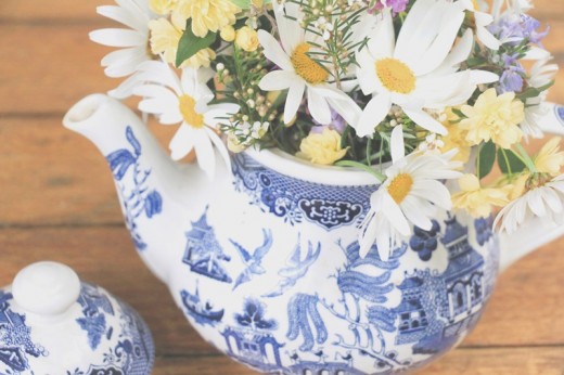 Teapot flower arrangements