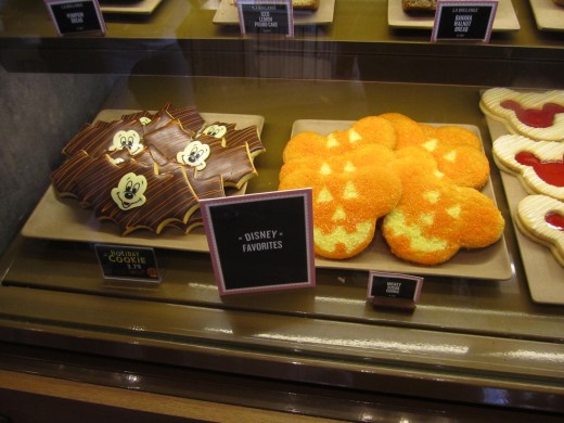 Here is the famous bat cookie and a really cute Mickey pumpkin cookie!