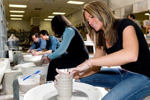 pottery making
