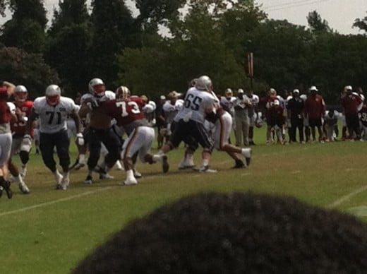 Washington Redskins training day 2014