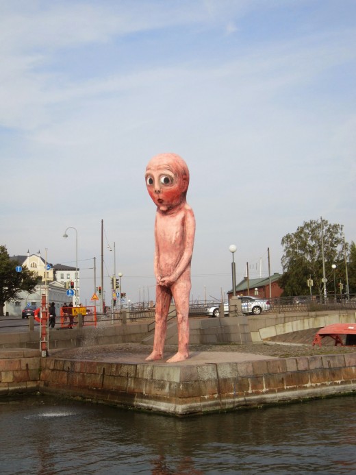 The Pissing Naughty Boy Statue - Helsinki,Finland