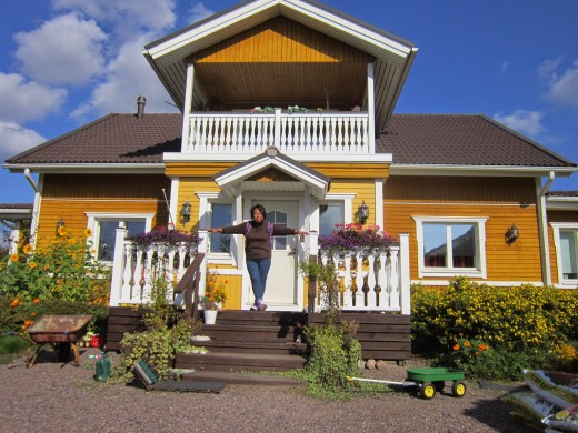 My home in Sipoo,Finland.Paivii and Antii's house.