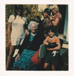 My Grandmother with my five children. Photo Credit - Elsie Hagley