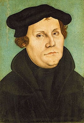 Portrait of Martin Luther by Lucas Cranach the Elder (1472–1553)
