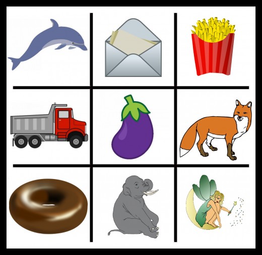 There are so MANY more options for D, E, and F - but we'll leave that up to you! See the credits for clip art, below...