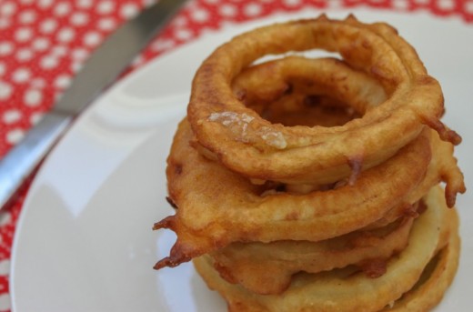Fried Apple Rings are oh so delicious. Kids really love these. 