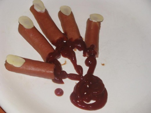 Bloody Fingers For Halloween