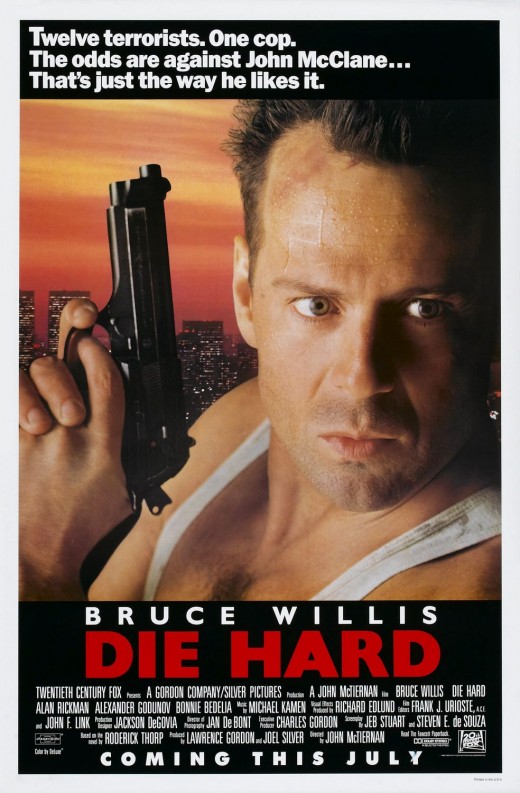 The movie poster from Die Hard.