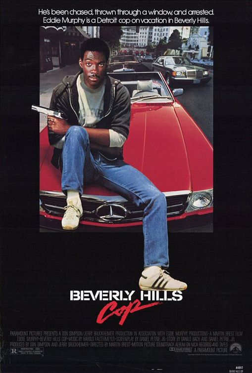 The movie poster for Beverly Hills Cop
