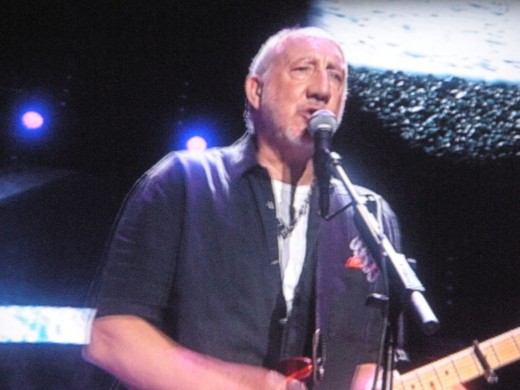 Pete Townshend of The Who, live on stage February 22, 2013.