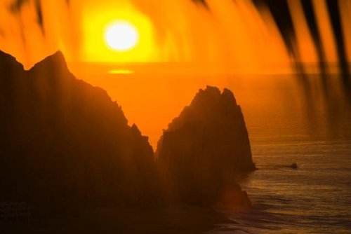 Rocky Coast at Cabo San Lucas (in sunset)