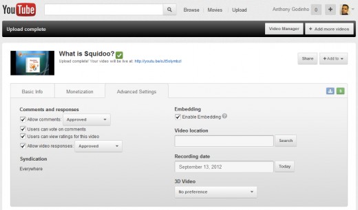 Step 7: Comment Moderation and Video Embedding