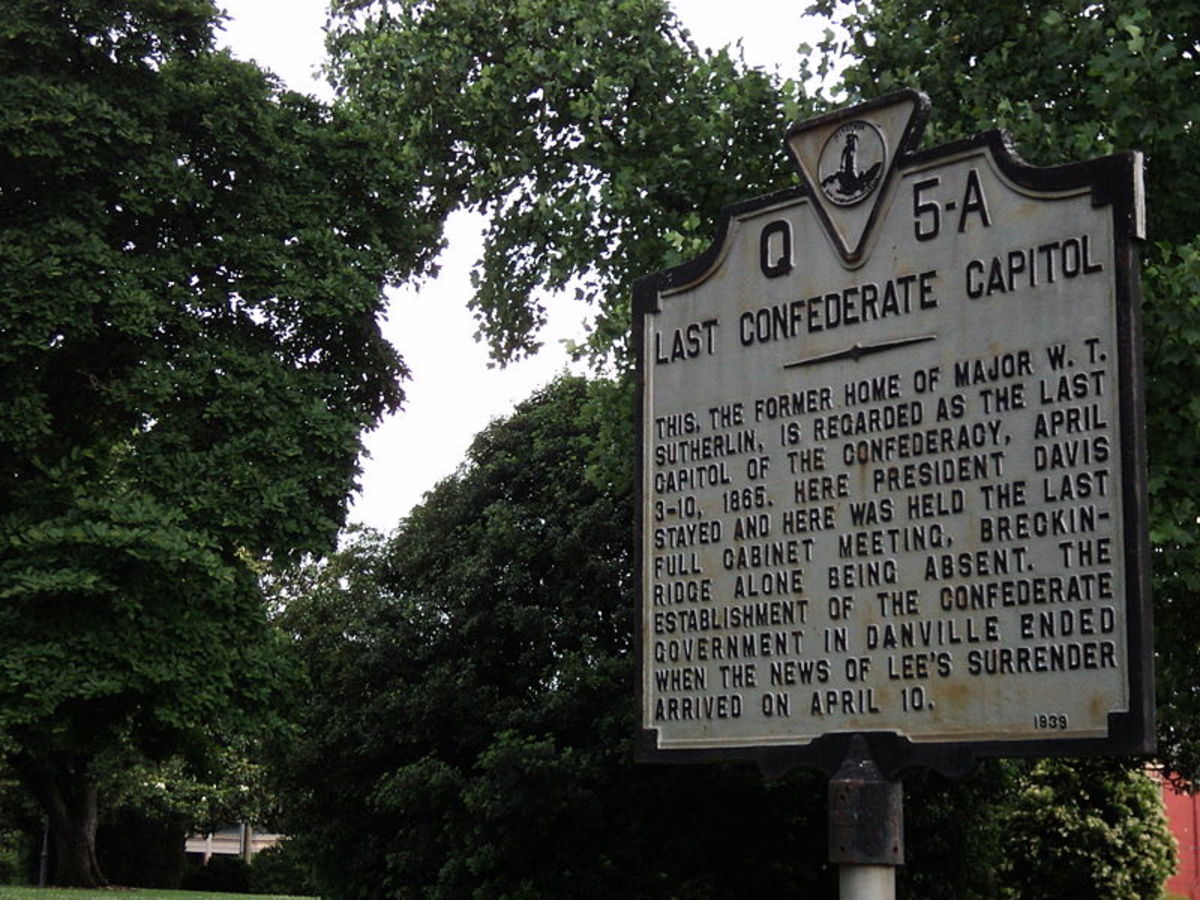 The last Confederate Capitol was located in Danville, Virginia.