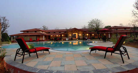 Resort at Kanha Tiger Reserve