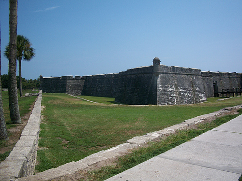 The Tower Seen In The Center Top Of That Fort Wall Is Where The Ghost Light Is Seen.