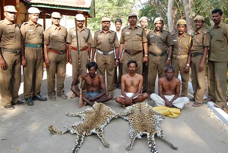 Poachers with Forest Guards