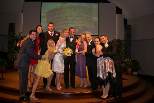 When two families come together, you get one happy extended family.
