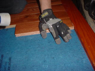 Starting on outside edge and working in