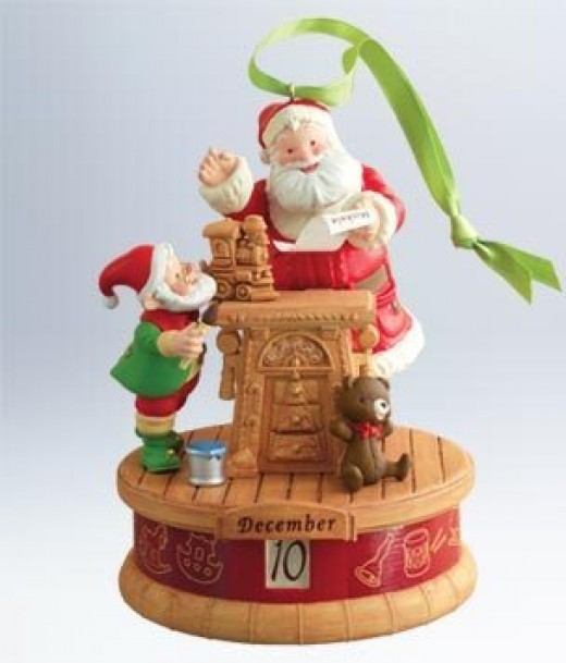 Hallmark's Countdown To Christmas Calendar Ornament