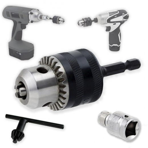 Drill Adapter Conversion Chuck for Impact Drivers