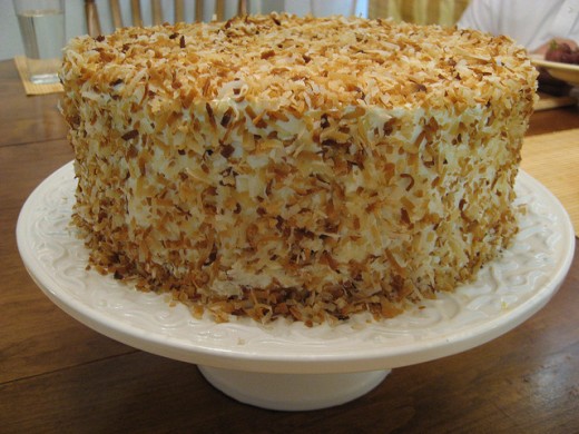 Coconut with Coconut Cream Cheese Frosting